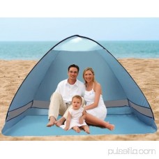 La Jolla Portable Beach Tent Cabana Canopy Instant Pop Up UV Protection Sunshade Shelter, Blue